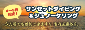 サンセットダイビング・シュノーケリング